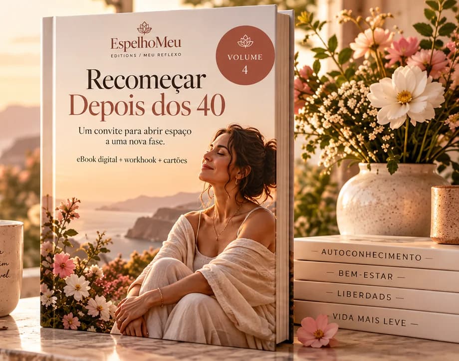 Capa de Recomeçar Depois dos 40